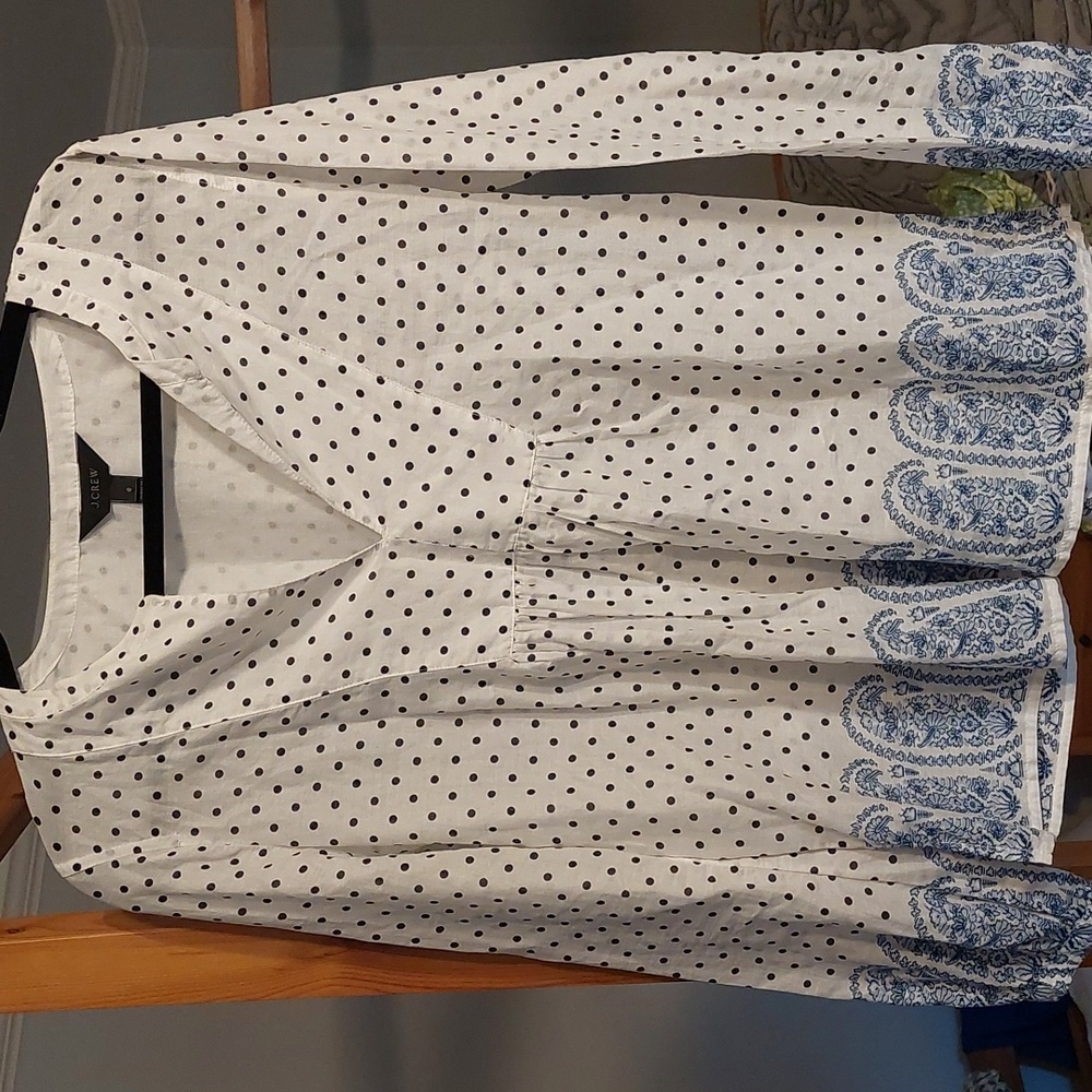 J Crew blouse, size 6